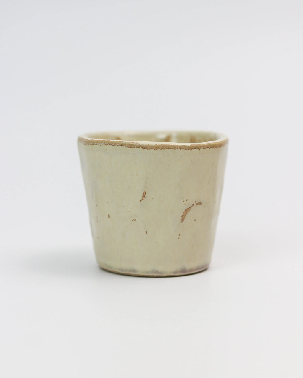 Beige coffee cup - handmade ceramic in cream