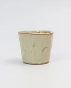 Beige coffee cup - handmade ceramic in cream