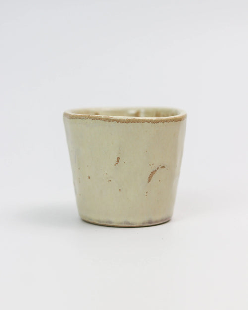Beige coffee cup - handmade ceramic in cream