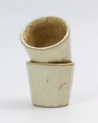 Beige coffee cup - handmade ceramic in cream