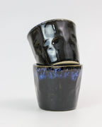 Lava coffee cup – ceramic in deep blue