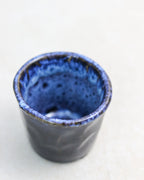 Lava coffee cup – ceramic in deep blue