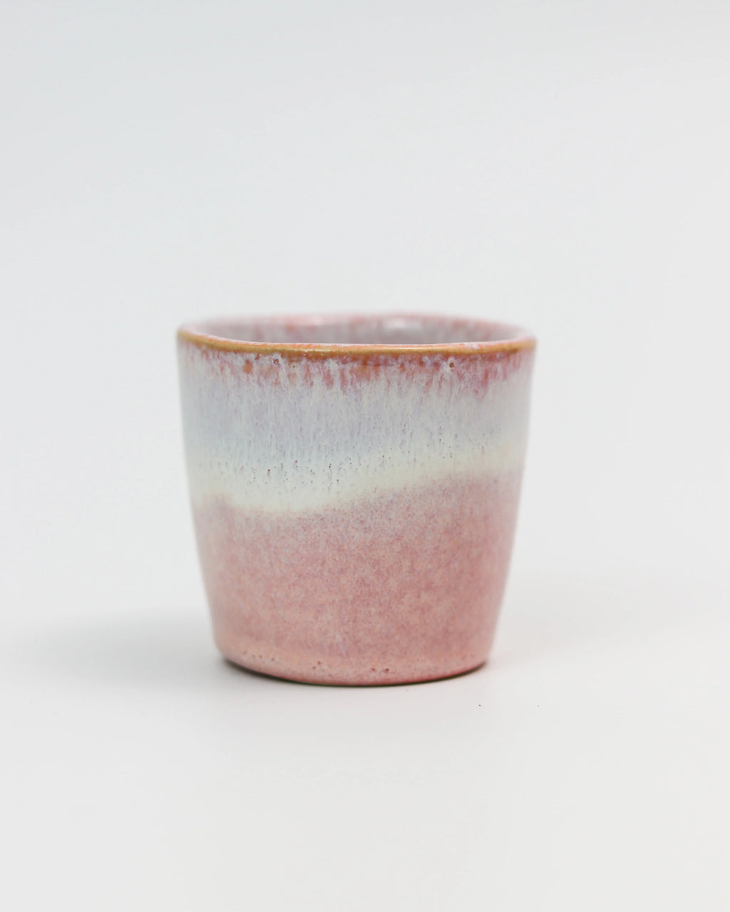 Ombre coffee cup - ceramic in pink and lavender