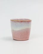 Ombre coffee cup - ceramic in pink and lavender
