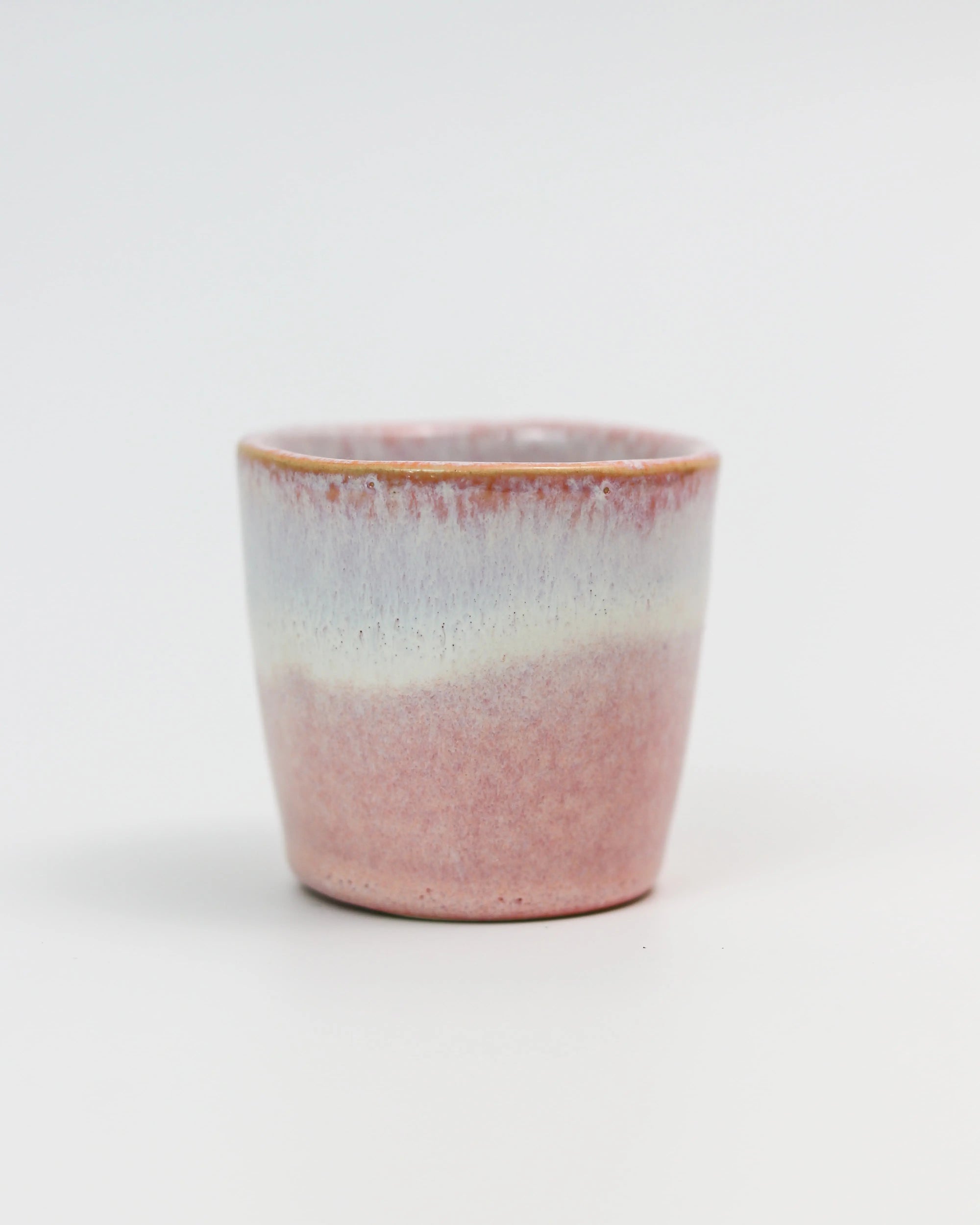 Ombre coffee cup - ceramic in pink and lavender