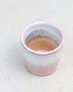 Ombre coffee cup - ceramic in pink and lavender