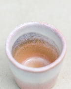 Ombre coffee cup - ceramic in pink and lavender