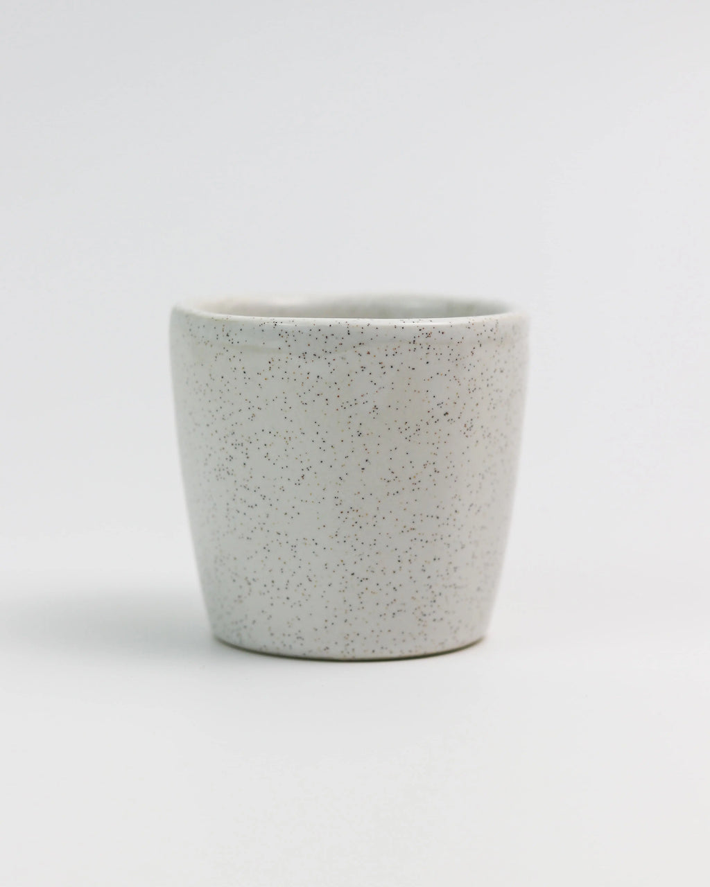 Speckled coffee cup - Ceramic in White