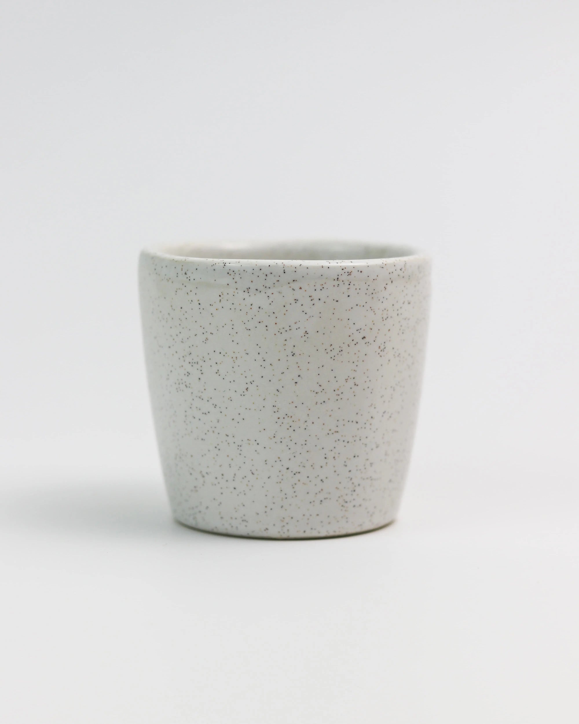Speckled coffee cup - Ceramic in White