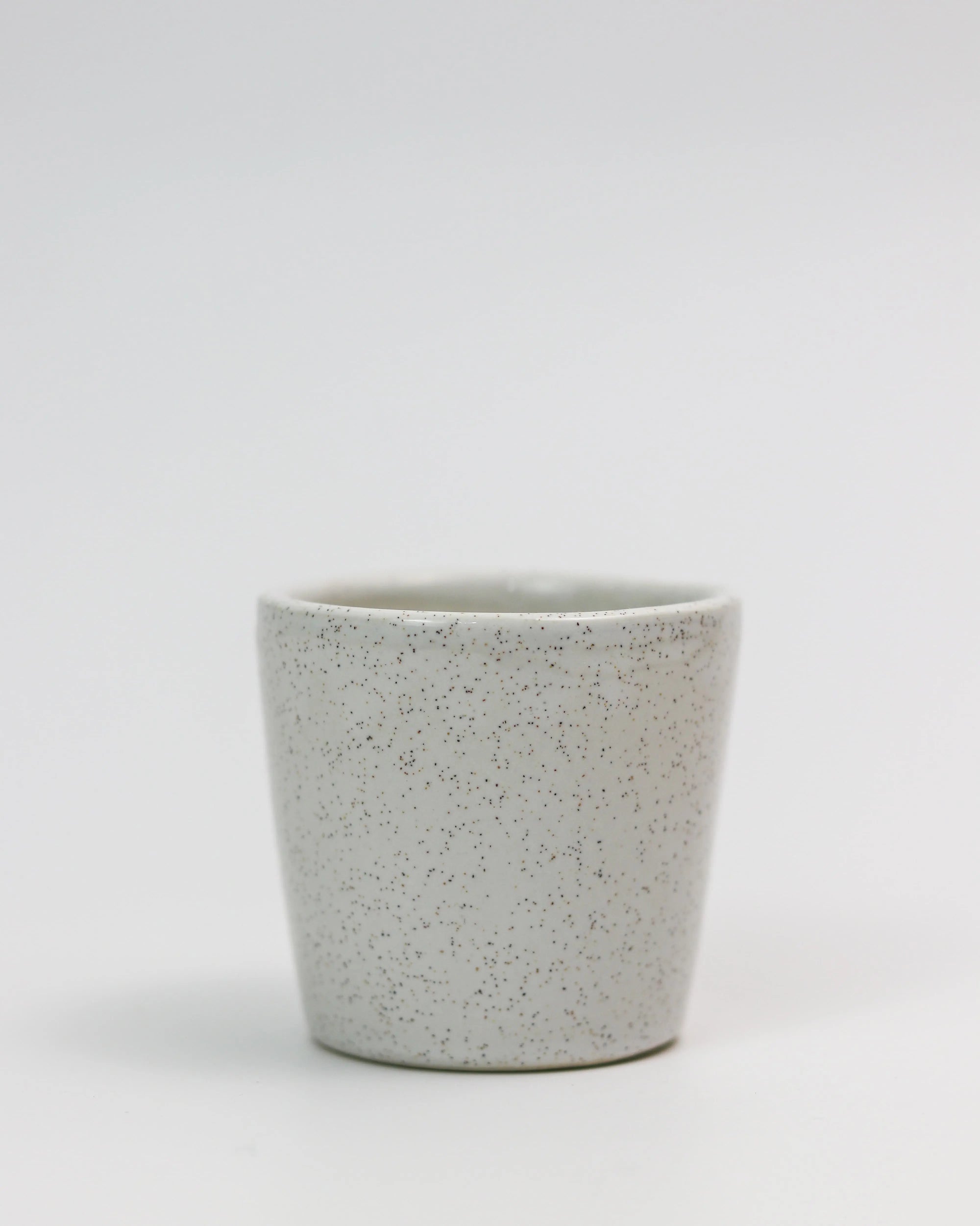 Speckled coffee cup - Ceramic in White